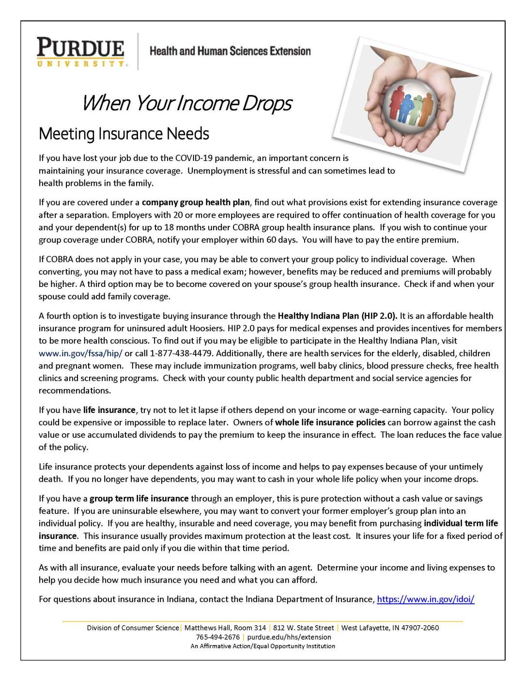 Meeting insurance needs