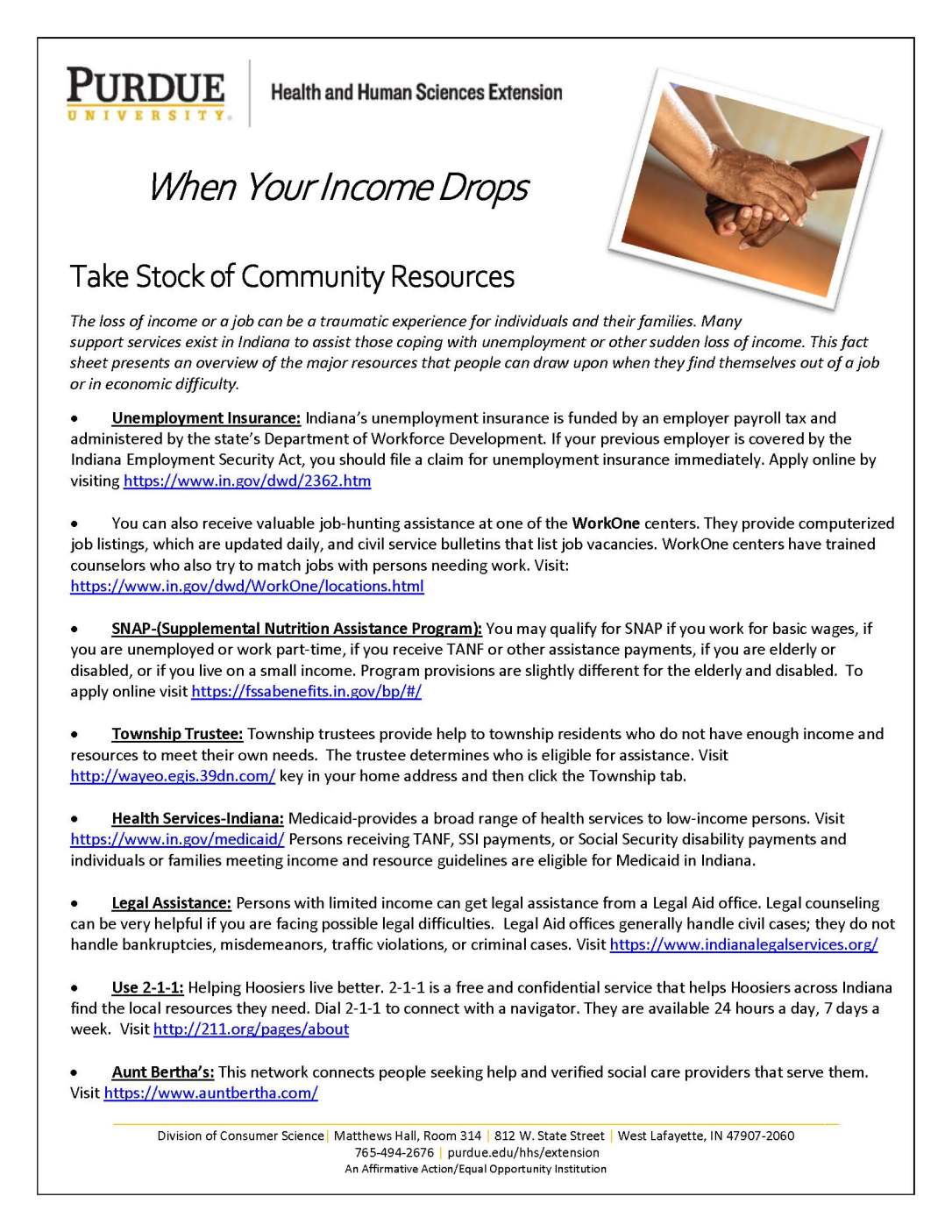 Take Stock of Community Resources